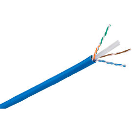 빈도 1-250MHz UTP 네트워크 케이블 23AWG 연선 연결관 0.58mm